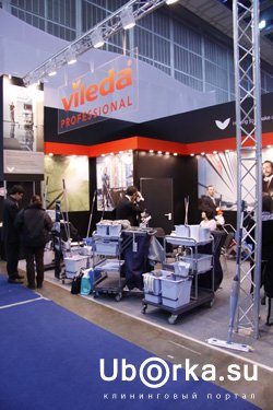 Выставочный стенд компании VILEDA PROFESSIONAL